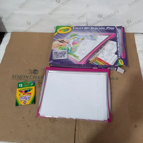 CRAYOLA LIGHT UP TRACING PAD ASSORTMENT