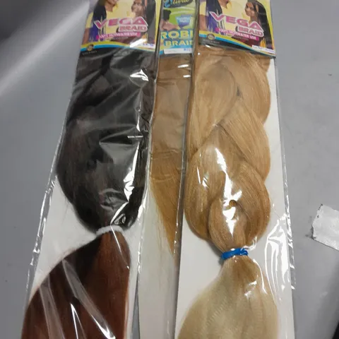 LOT OF APPROX 20 OLIVIA COLELCTION HAIR PIECES. VARIOUS STYLES AND COLOURS