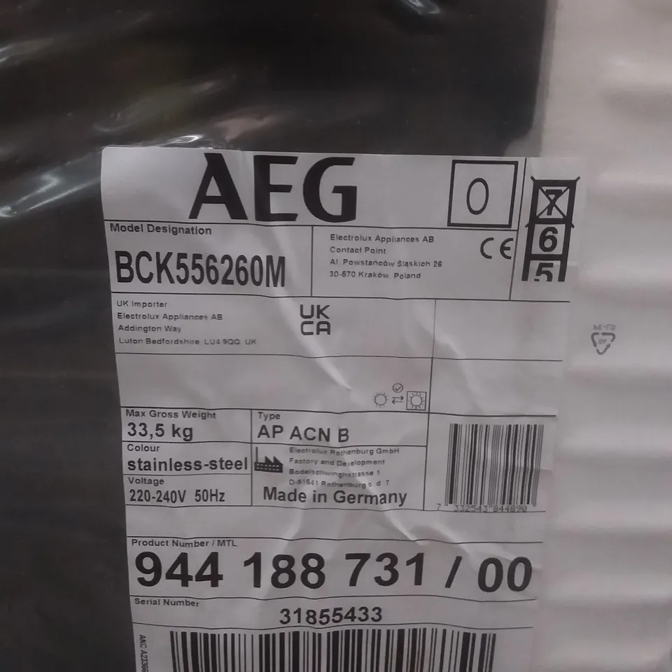 AEG BCK556260M OVEN RRP £650.00