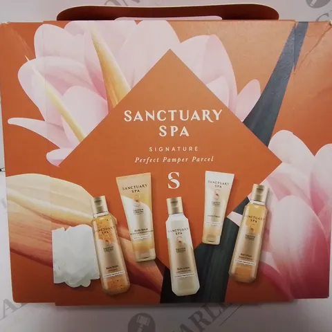 BOXED SANCTUARY SPA SIGNATURE PERFECT PAMPER PARCEL GIFT SET