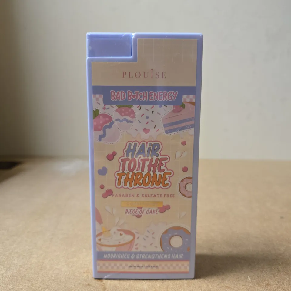 SEALED PLOUISE HAIR TO THE THRONE PIECE OF CAKE CONDITIONER (380ML)