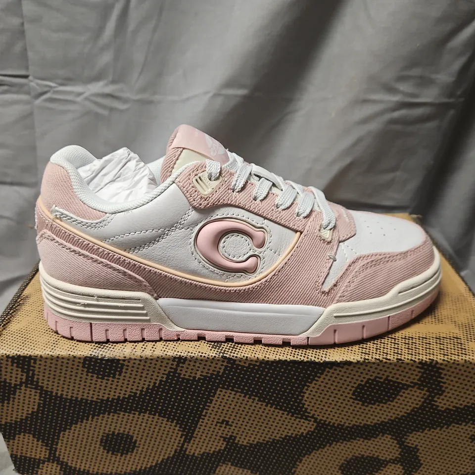 BOXED COACH SOHO SNKR DNM BALLERINA – WOMEN'S SNEAKERS, PINK/WHITE, UK 3.5