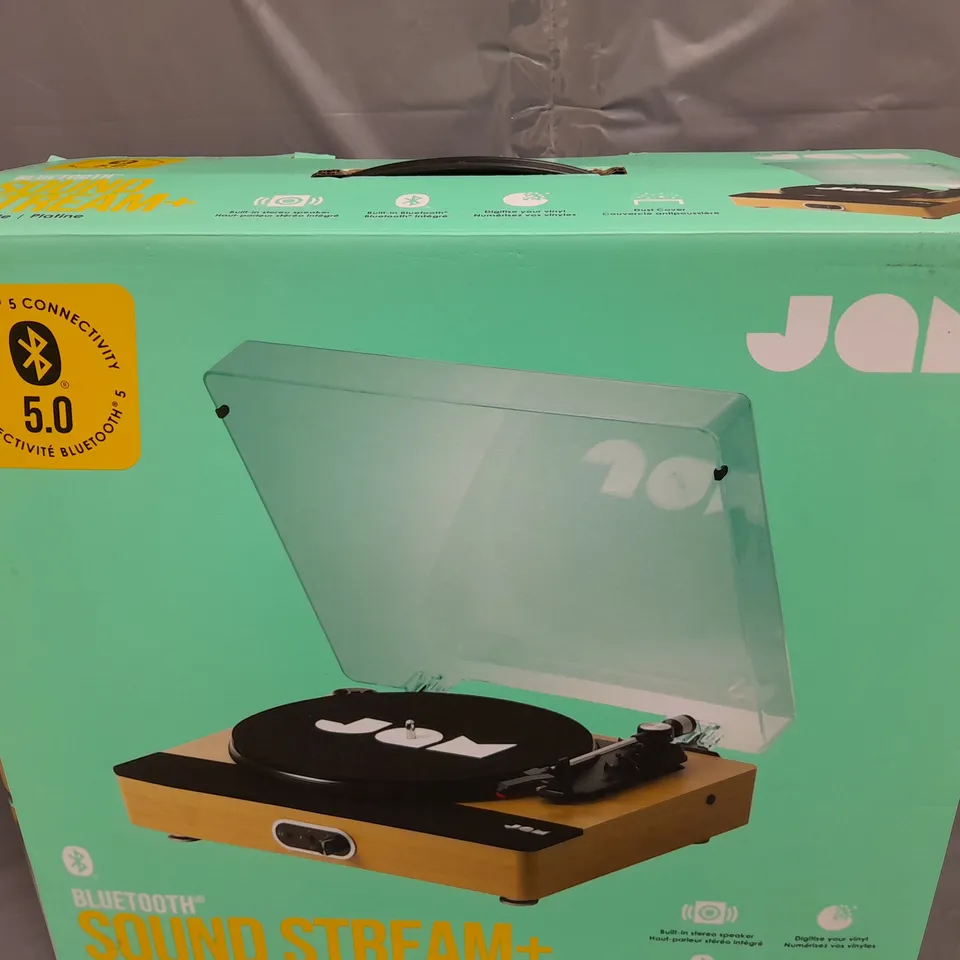 BOXED JAM BLUETOOTH SOUND STREAM+ TURNTABLE
