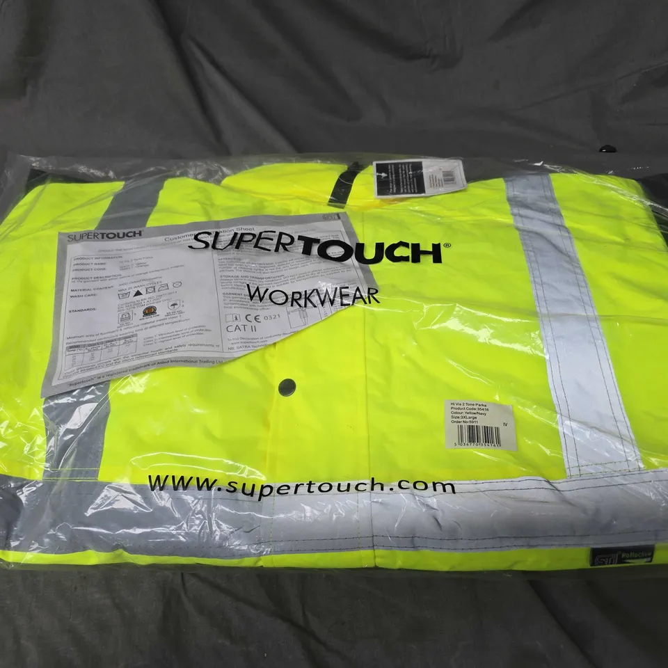 SUPERTOUCH HI-VIS TWO TONE PARKA - 3XL