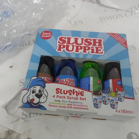 SLUSH PUPPIE ZERO SUGAR SYRUP 4 SET
