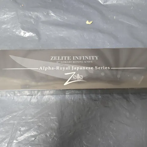 ZELITE INFINITY ALPHA-ROYAL JAPANESE SERIES 6IN GOKUJŌ BONING KNIFE – BOXED