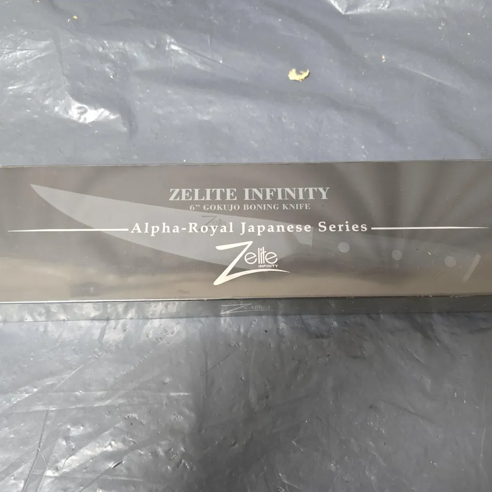 ZELITE INFINITY ALPHA-ROYAL JAPANESE SERIES 6IN GOKUJŌ BONING KNIFE – BOXED