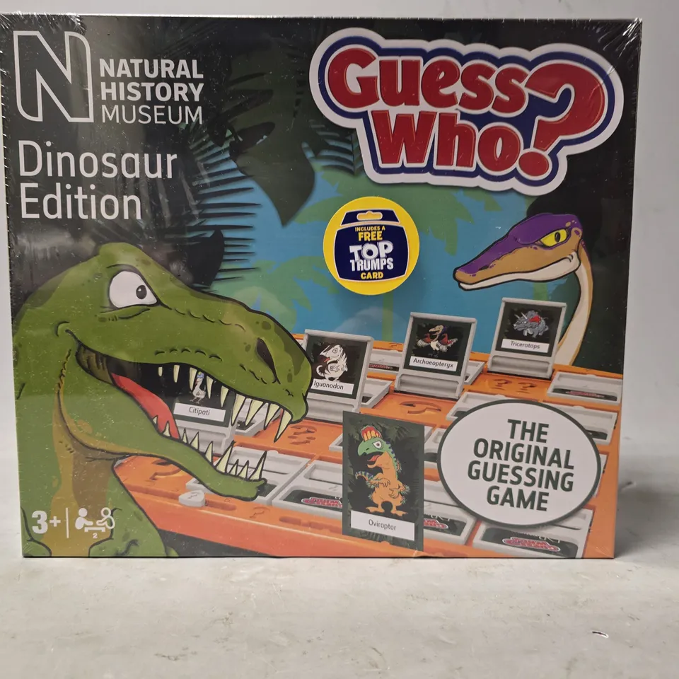 SEALED MATURAL HISTORY MUSEUM DINOSAUR EDITION GUESS WHO