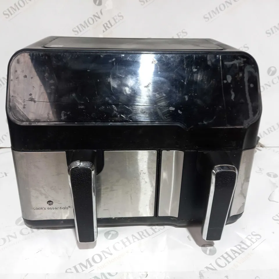 BOXED COOK'S ESSENTIALS 7.7L DUAL AIR FRYER 