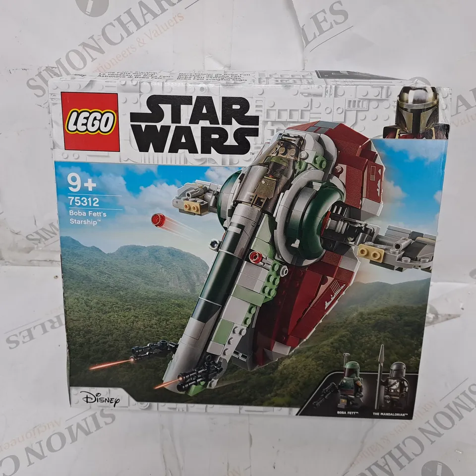 LEGO STAR WARS STAR WARS BOBA FETT STARSHIP SET 75312 RRP £34.99