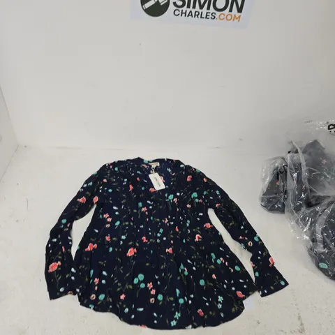 MUDFLOWER FLORAL PRINT DRESS β NAVY, UK 12 (EU 40, US 8)