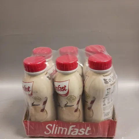 6 X SEALED SLIMFAST MEAL SHAKES - VANILLA 6 X 325ML 