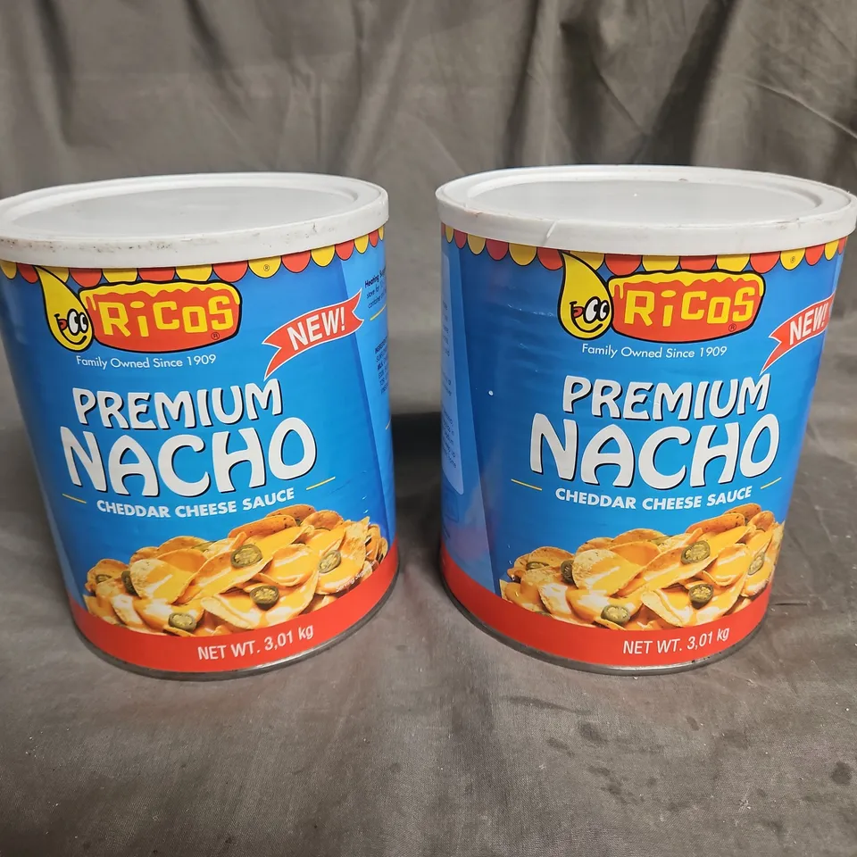 RICOS PREMIUM NACHO CHEDDAR CHEESE SAUCE 2X3KG - COLLECTION ONLY