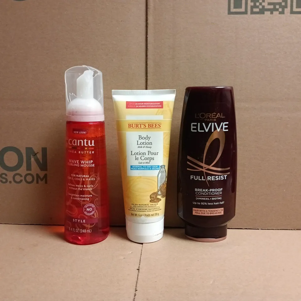 APPROXIMATELY 10 ASSORTED COSMETIC ITEMS TO INCLUDE CANTU, L'ORÉAL, ETC - COLLECTION ONLY