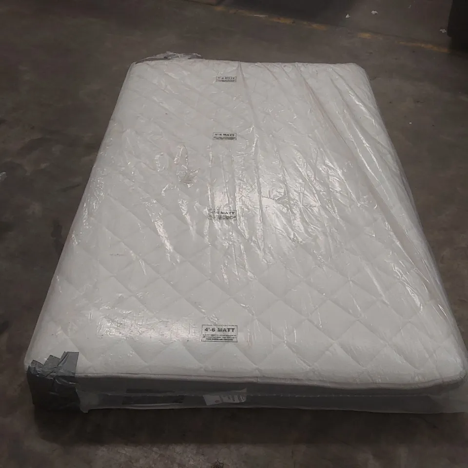 QUALITY BAGGED 120CM AIRSPRUNG MEMORY COMFORT SMALL DOUBLE MATTRESS