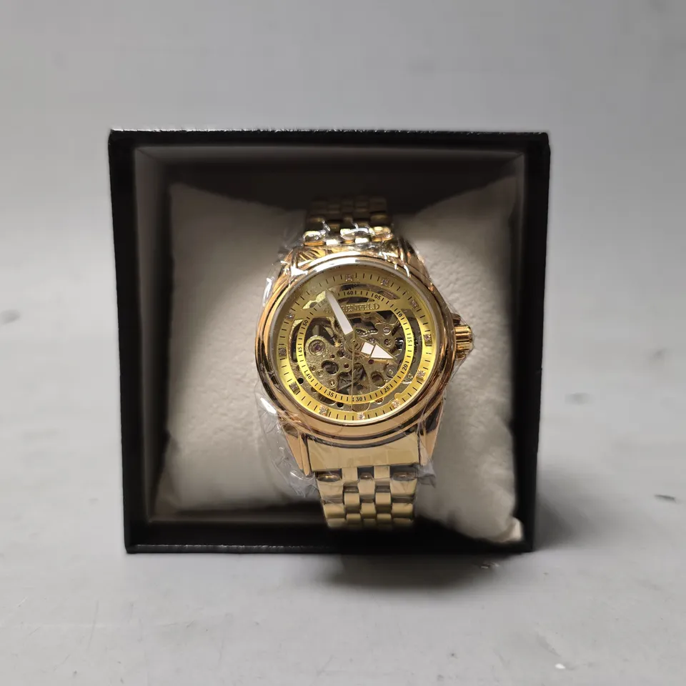 BOXED GLOBENFELD LIMITED EDITION FRAMEWORK AUTOMATIC WATCH