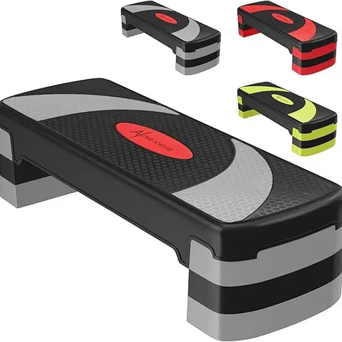 ACTIVE FOREVER STEPPERS FOR EXERCISE 3 LEVELS - BLACK/GREY