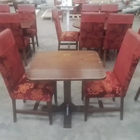 PUB RESTAURANT DINING TABLE WITH 2 CHAIRS