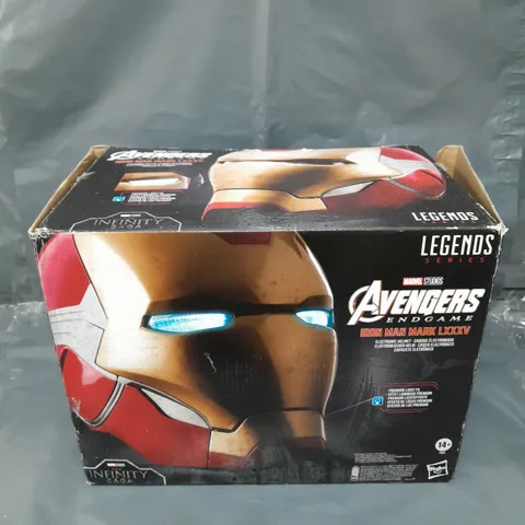 BOXED MARVEL AVENGERS IRON MAN AVENGERS LEGENDS GEAR 2 PREMIUM ELECTRONIC HELMET 