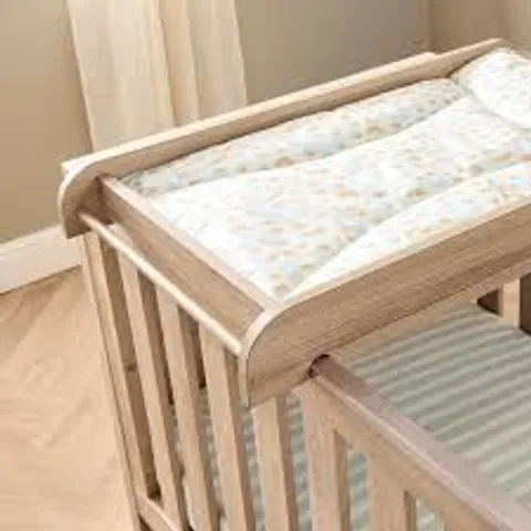 BOXED TUTTI BAMBINI UNIVERSAL COT TOP CHANGER - OAK (1 BOX)