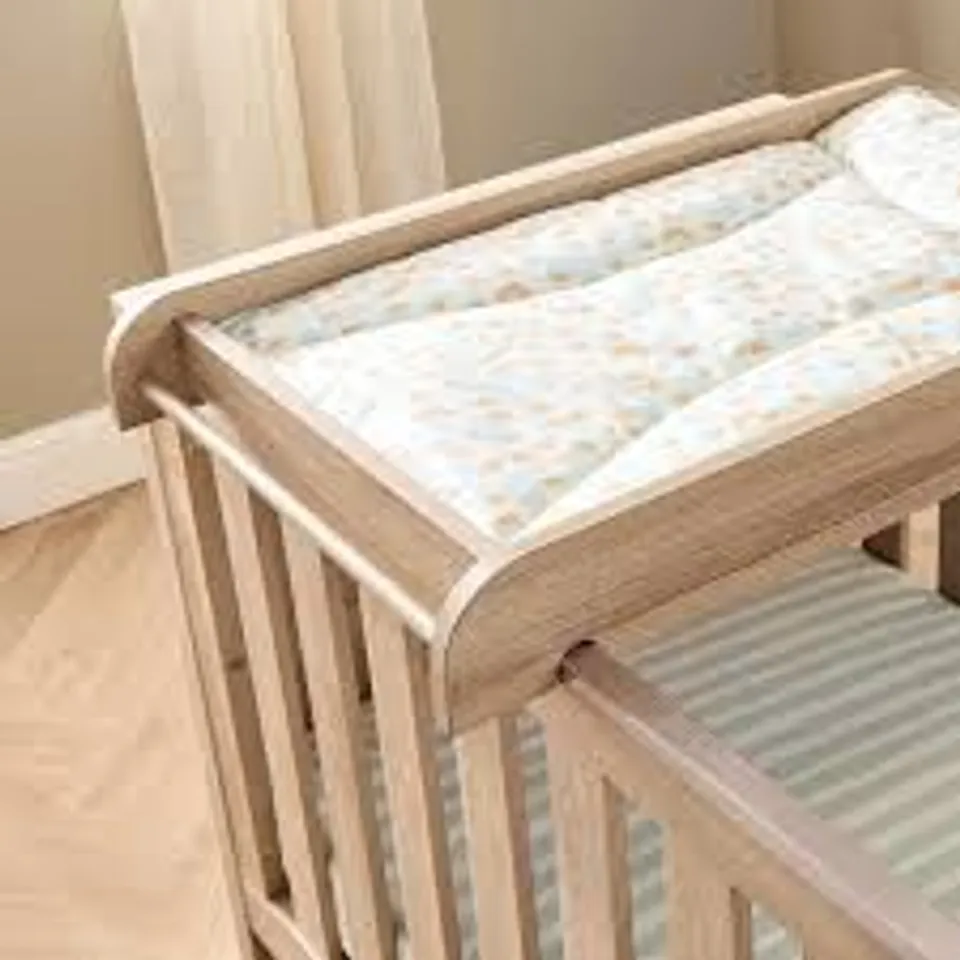 BOXED TUTTI BAMBINI UNIVERSAL COT TOP CHANGER - OAK (1 BOX)