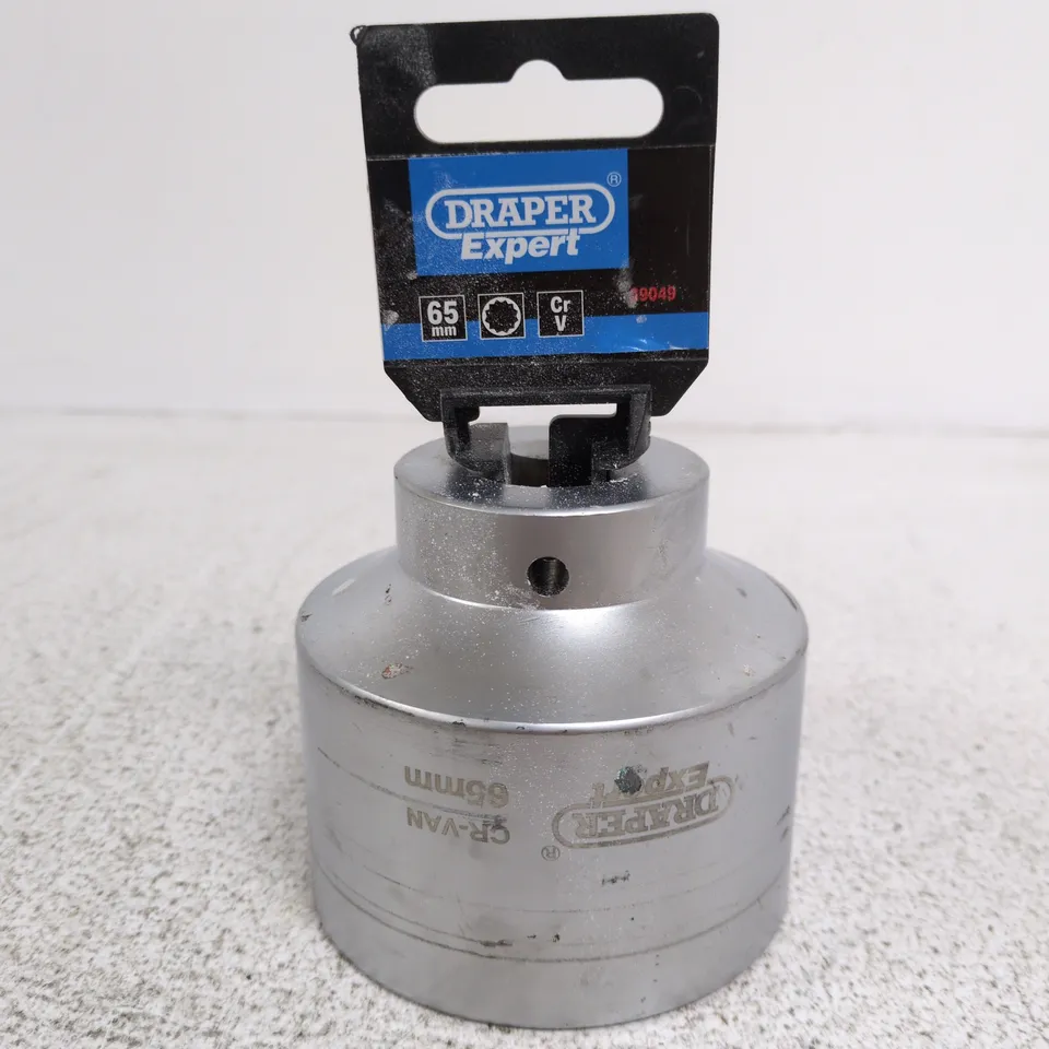 DRAPER TOOLS - 39049 - DRAPER EXPERT HUB NUT SOCKET, 3/4" SQ. DR., 65MM