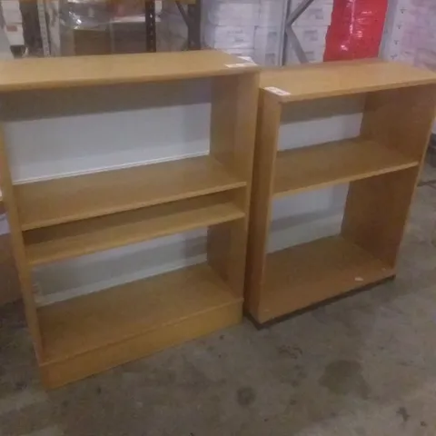 X3 WOODEN BOOKCASES