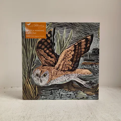ANGELA HARDING MARSH OWL 1000 PIECE JIGSAW PUZZLE