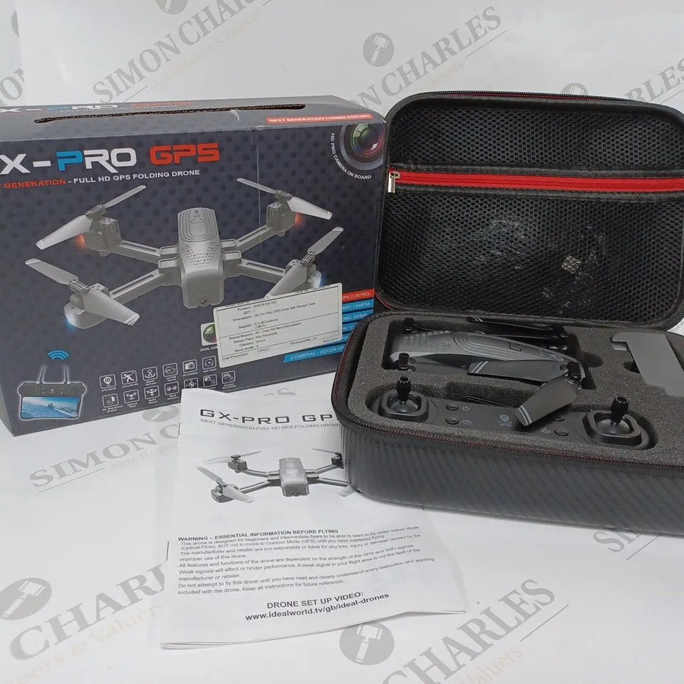 BOXED GX-PRO ULTRA HD PRO FOLDING DRONE 