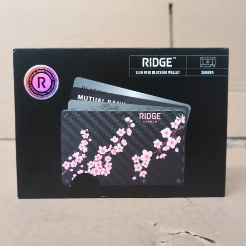 RIDGE SLIM RFID BLOCKING WALLET - SAKURA