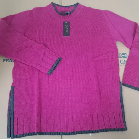 LOT OF 3 BRAND NEW DESTELLO PINK JUMPERS - UK 10