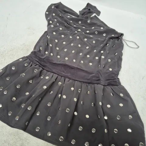 MOTEL YUKINA DRESS – DARK GREY, STUDDED – WOMEN’S DRESS (SIZE S)