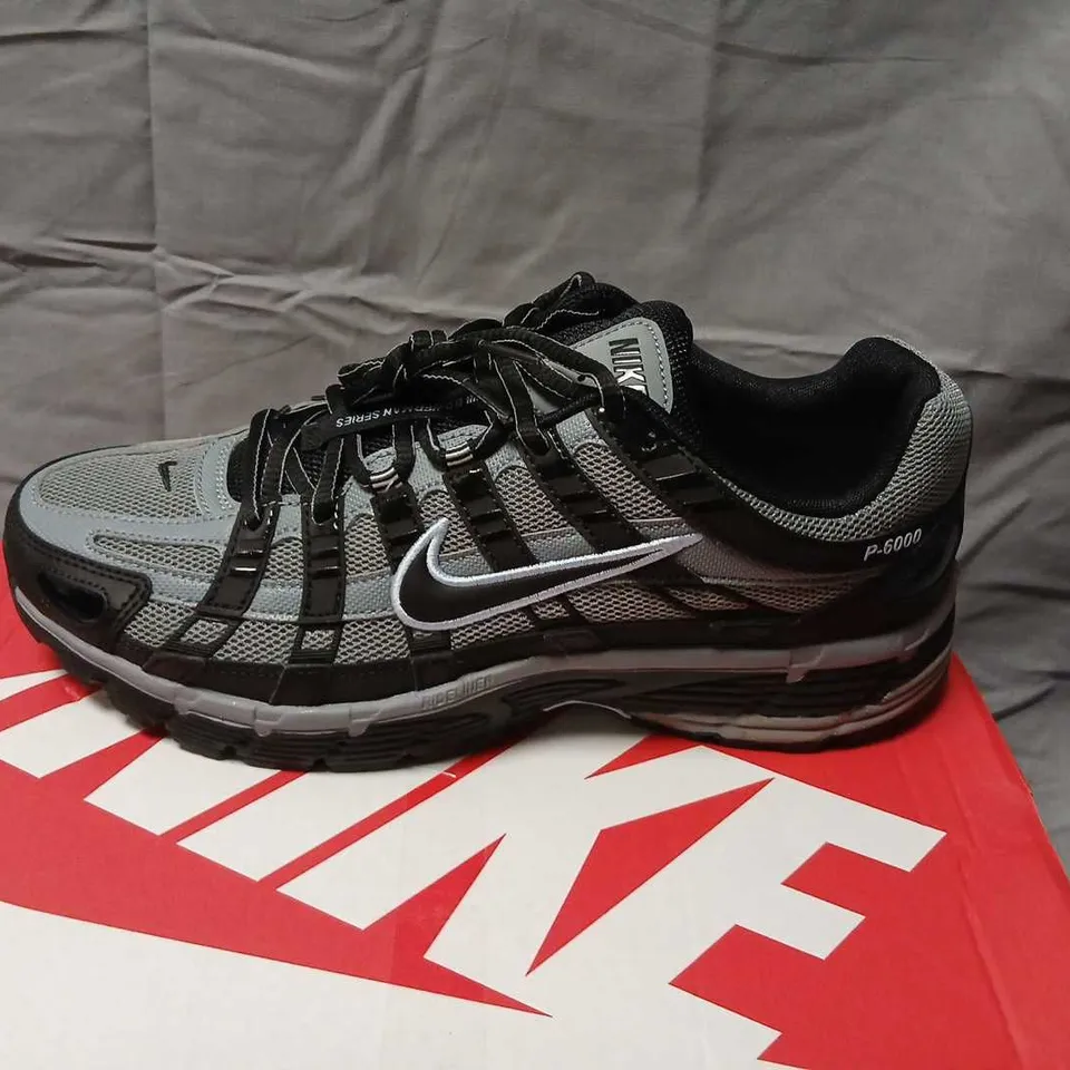 NIKE P-6000 RUNNING SHOES – BLACK/GREY, MEN'S UK10