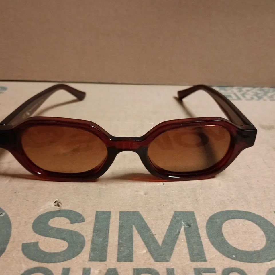 BOXED MELLER CLEAR MAROON BROWN FRAMED GLASSES - CU-MAROONBROWN