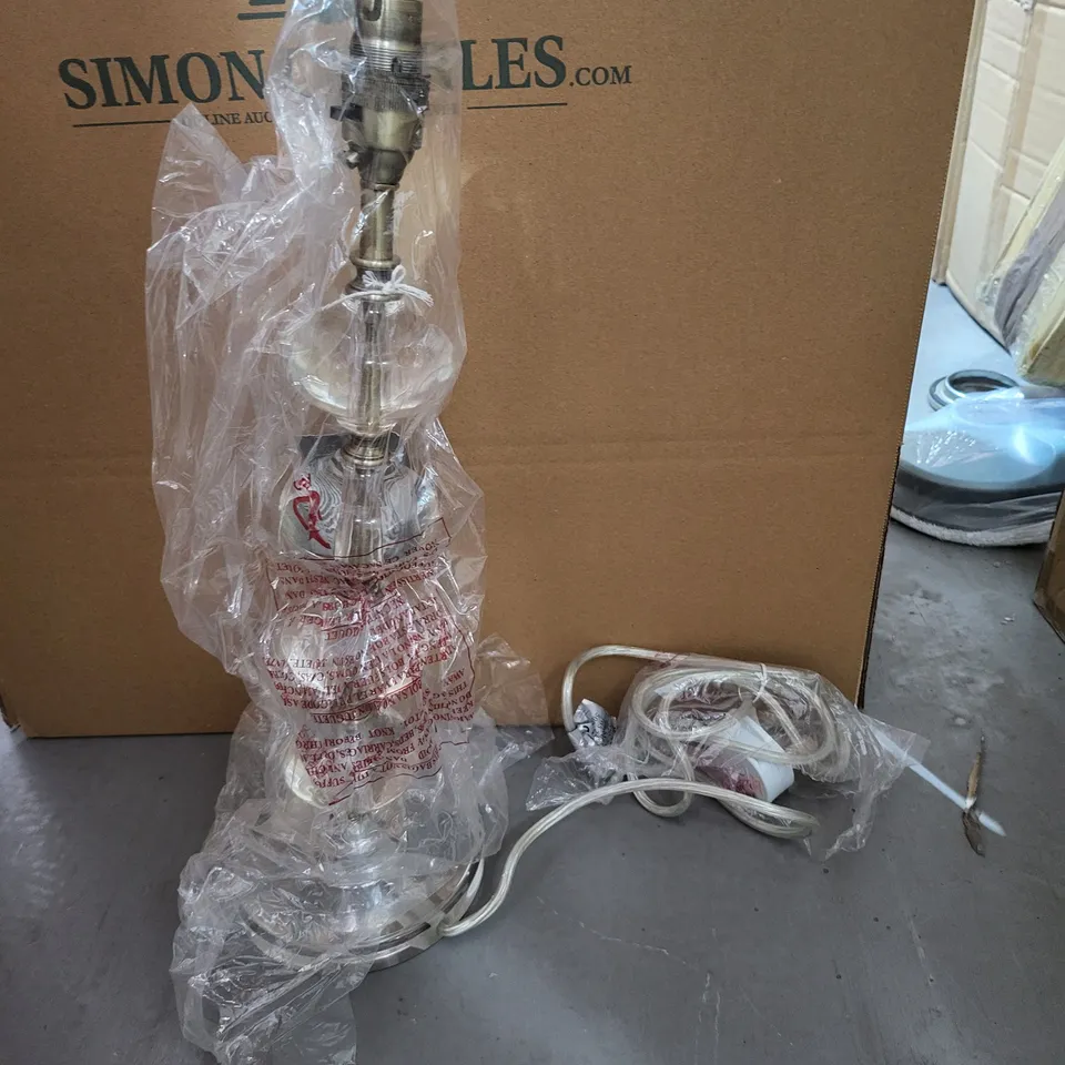JOHN LEWIS LAMP BASE GLASS