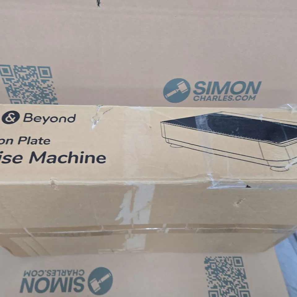 BLISS & BEYOND VIBRATION PLATE EXERCISE MACHINE – BOXED