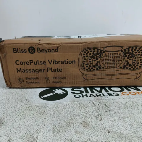 BLISS & BEYOND COREPULSE VIBRATION MASSAGER PLATE – BOXED