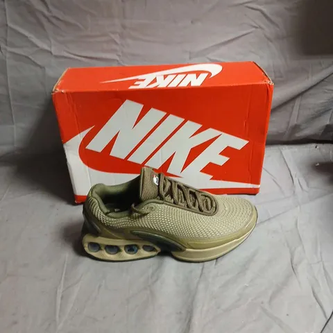 NIKE AIR MAX ATHLETIC SNEAKERS – OLIVE/KHAKI - SIZE UK6