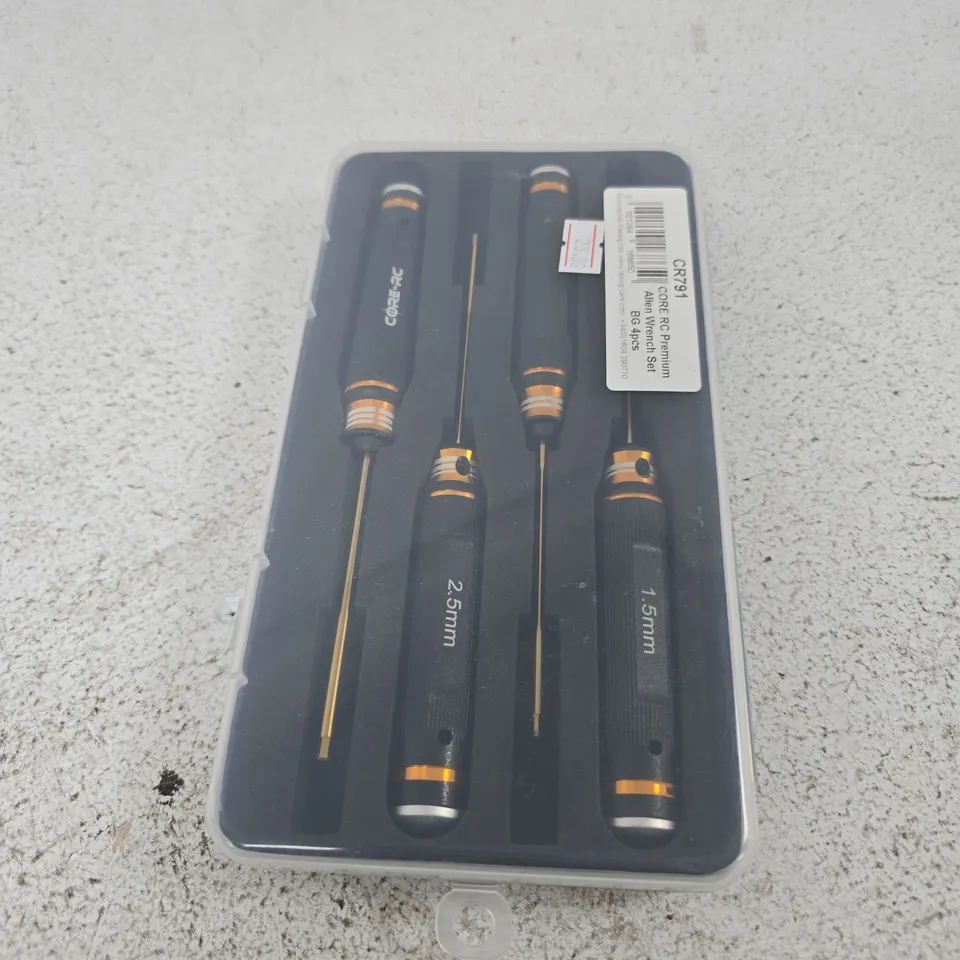 CORE RC PREMIUM ALLEN WRENCH SET BG 4PCS – CASE