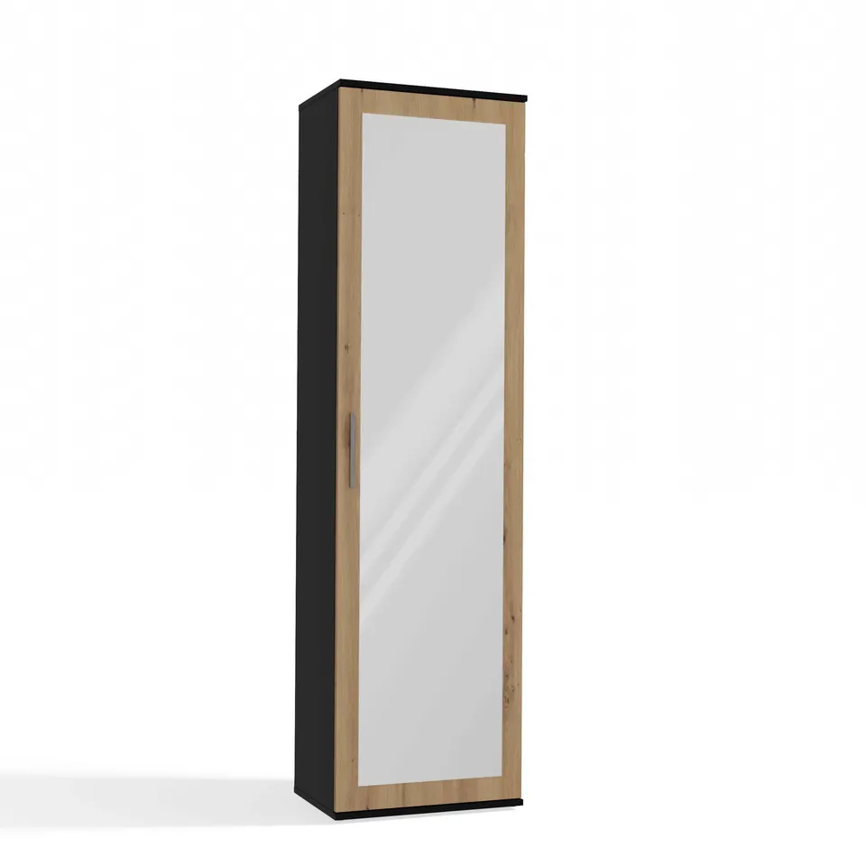 BOXED HYLAND 1 DOOR WARDROBE (2 BOXES)