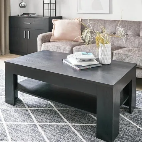 PANAMA COFFEE TABLE IN BLACK / COLLECTION ONLY 