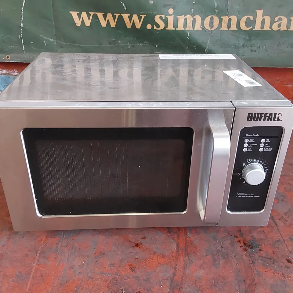 BUFFALO MANUAL COMMERCIAL MICROWAVE OVEN 25LTR 1000W