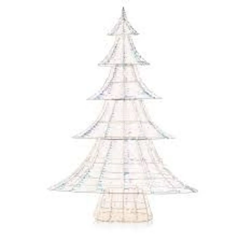 FESTIVE 150/210CM PRE LIT IRIDESCENT STATEMENT TREE
