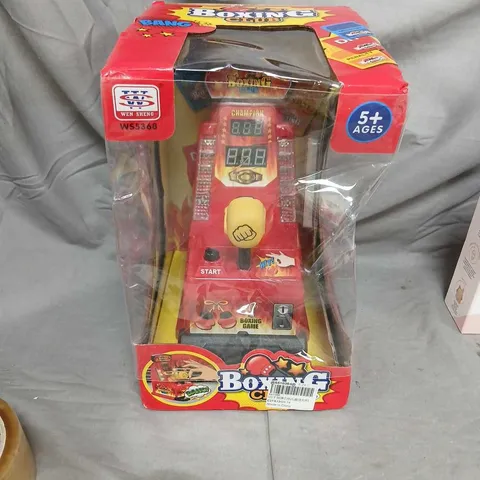 BOXING GAME TOY - ELECTRONIC PUNCHING BOX (WEN SHENG WS5368), BOXED