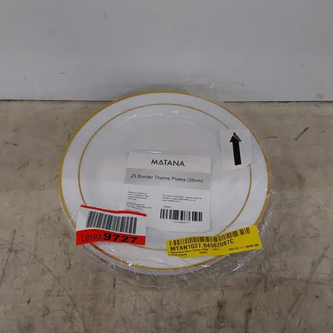 BENEDICTA 26CM DINNER PLATE // APPROXIMATELY 25 (1 ITEM)