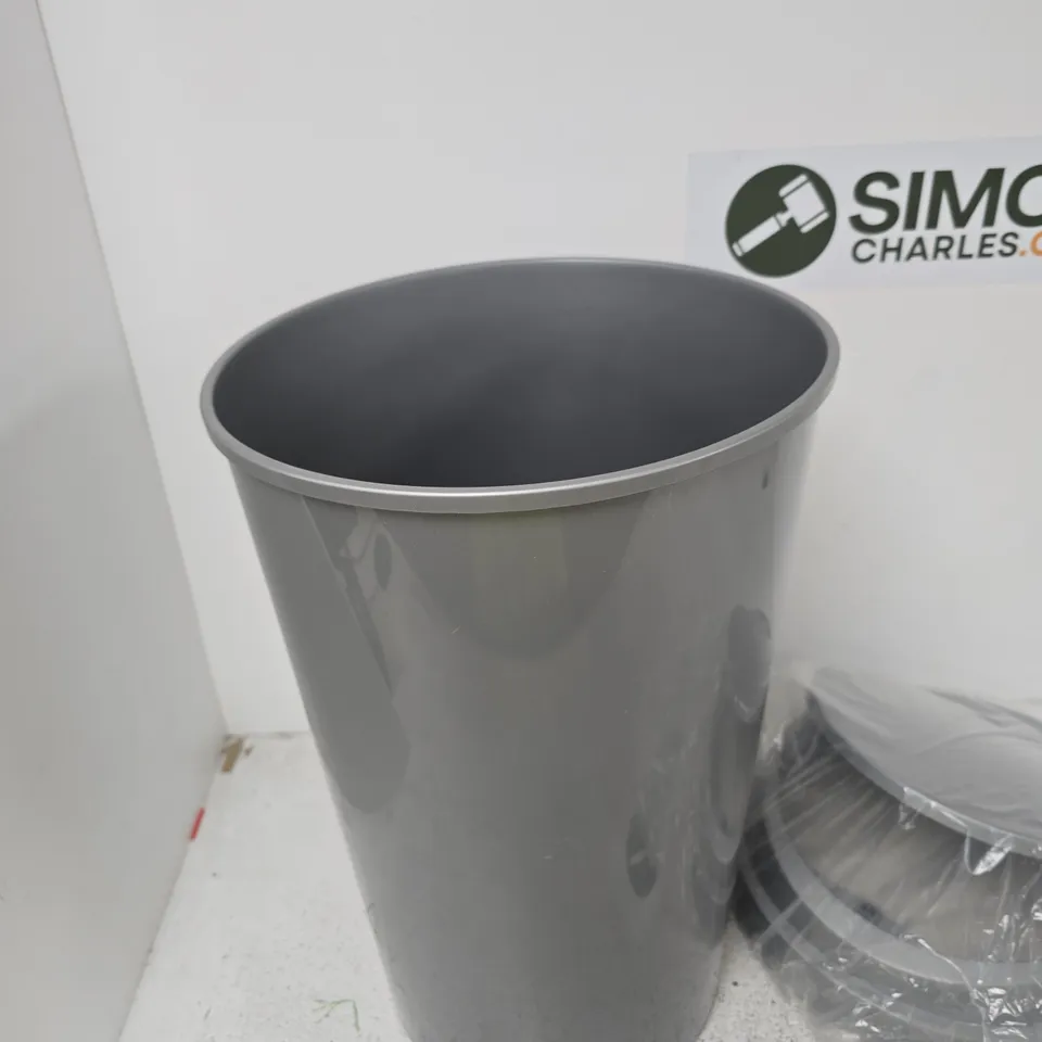 GREY PLASTIC WASTE BIN – 1 UNIT