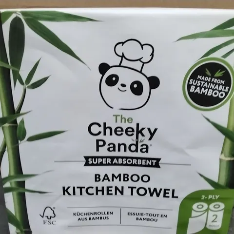 BOXED PACKS OF 5 THE CHEEKY PANDA KITCHEN TOWEL - 2 ROLLS PER PACK 