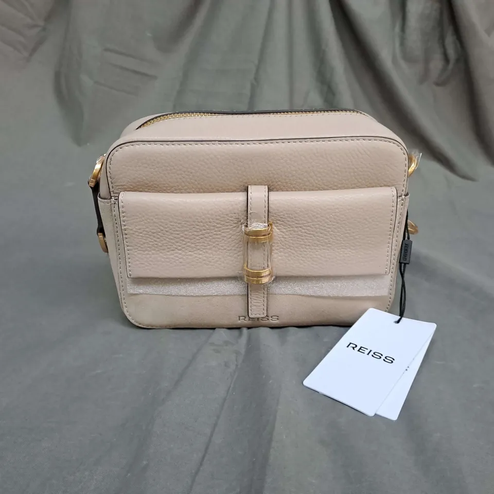 REISS ORLA SUEDE CAMERA BAG