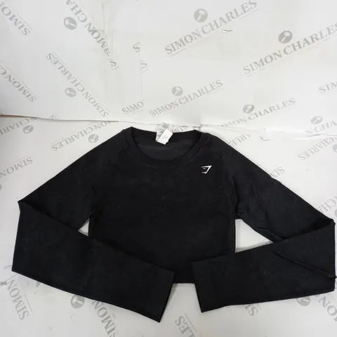 GYMSHARK CROPPED TRAINING TOP SIZE M