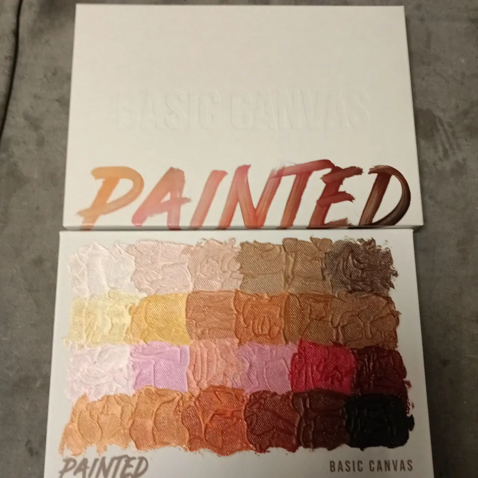 BASIC CANVAS PAINTED EYE AND FACE PALETTE